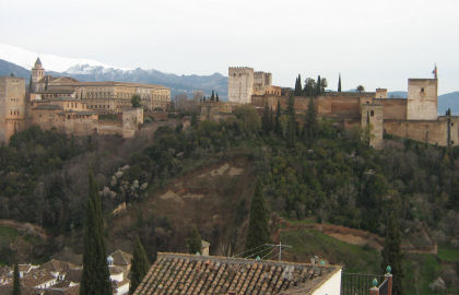 Granadan pnhtvyys, Alhambran linnoitus